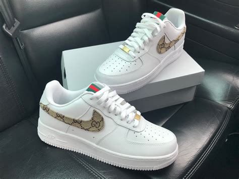 custom Gucci air force 1s